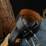 PURE LEATHER ITALIAN BLACK BELT