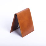 Italian Premium Wallet Camel Shine