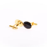 OVAL ENAMELLED CUFFLINKS 683